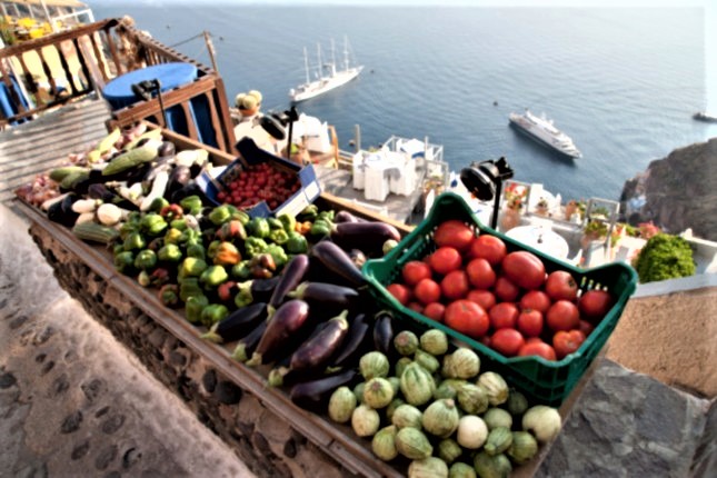 Santorini local products