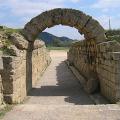 Ancient Olympia stadium arch