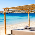 relax on Mykonos beach